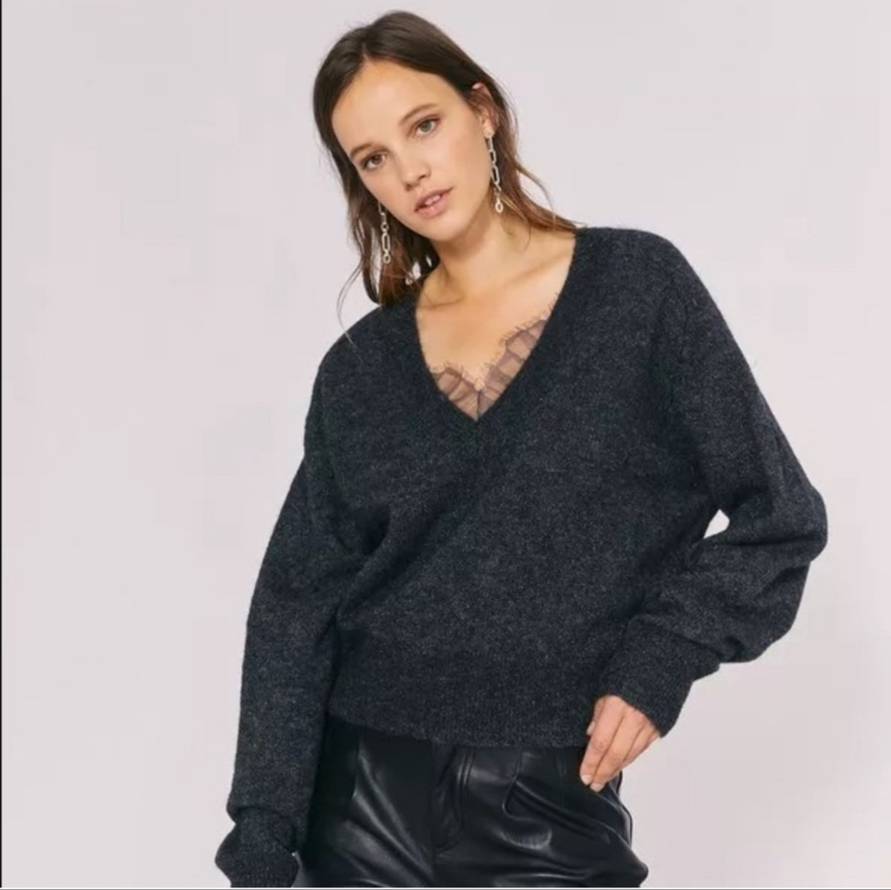 IRO dusty metallic Alpaca Sweater